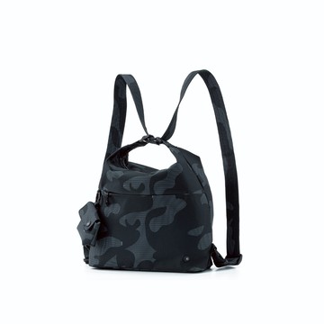 Light側後背兩用包(黑迷彩)(S)