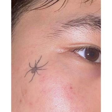 「小蜘蛛」 紋身貼紙 微刺青 IG 小清新 小心機 街頭 美式 帥氣 紋身貼 小紅書同款 抖音同款 創意 設計款