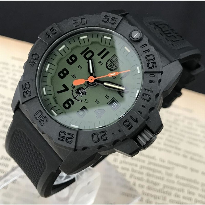 ルミノックス LUMINOX ネイビーシールズ 3500シリーズ グリーン文字盤