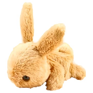 Little Beans 兔子 絨毛玩偶  10cm  棕色  1個