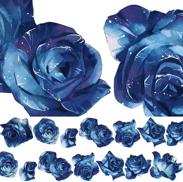 藍色妖姬 PET 紙膠帶