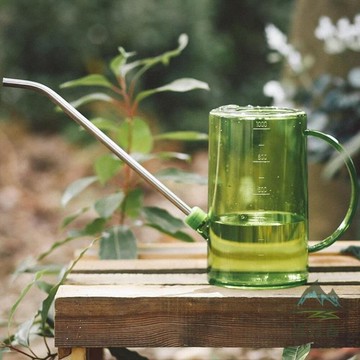 不銹鋼長嘴塑料灑水壺家用澆花壺澆水園藝工具