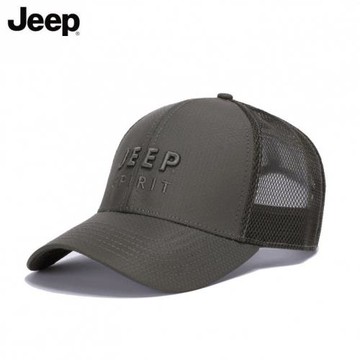 JEEP夏季男士透氣網眼戶外棒球帽