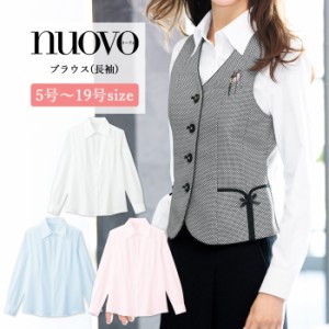 事務服 ブラウス レディース 長袖 制服 nuovo 秋冬 春夏 FOLK
