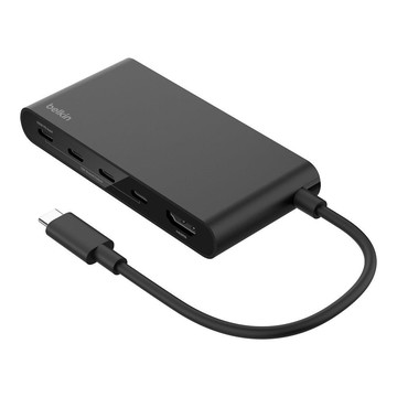 BELKIN USB-C 5合1 集線器 4K HDMI 4孔USB-C AVC021