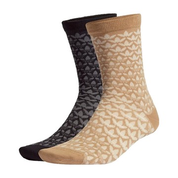 adidas 愛迪達 MONO CREW 運動襪2件組  IU0183  L