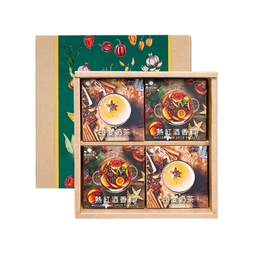 香料共和國 熱紅酒x印度奶茶香料四入體驗組