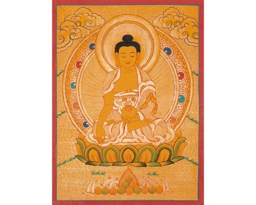 靈性象徵  佛陀生平的唐卡畫