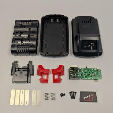 電池 鋰電池替代MIL米沃奇18V電動工具電池M18 4.0AH 套料 5芯21700款 高質量