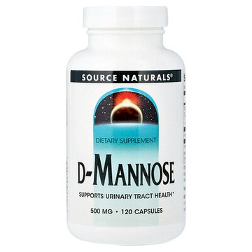Source Naturals, D-甘露糖，500 毫克，120 粒膠囊
