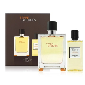 Hermes愛馬仕 Terre D'Hermes 大地男性淡香水禮盒 (淡香水/沐浴露)