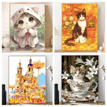 💛台灣製造💛盒裝💛 新款5D鑽石畫 DIY鑽石貼畫 水鑽 滿鑽 大幅 手工點鑽畫 手作 黏鑽畫 鑽貼畫 立體貼鑽畫