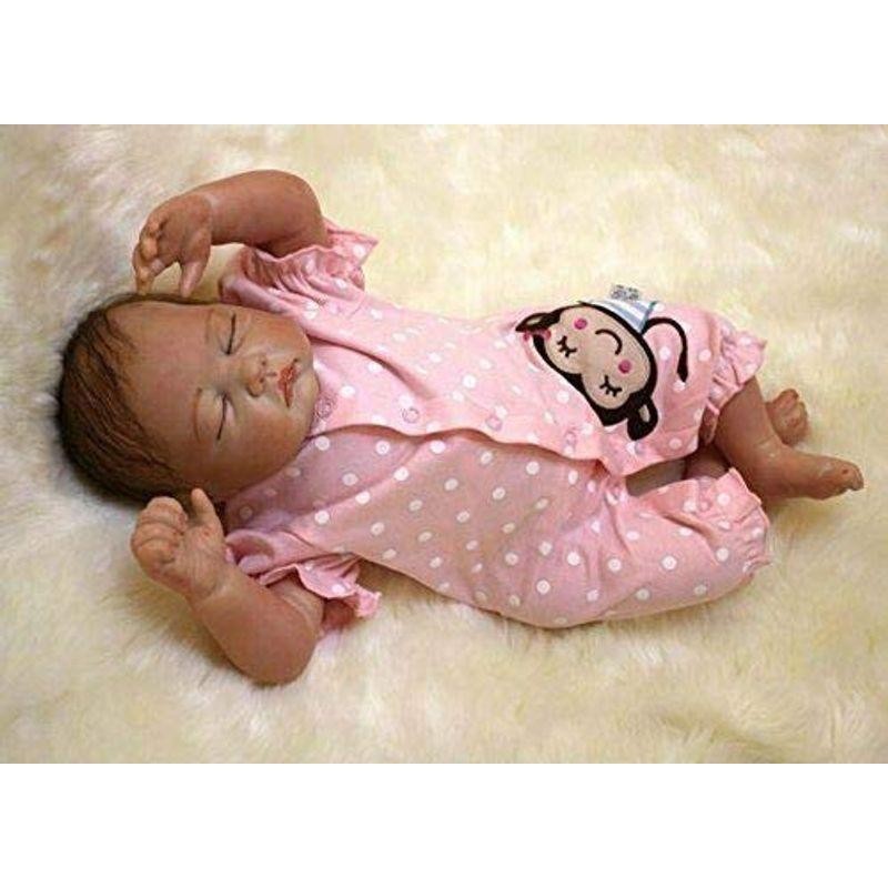Reborn シリコンベビーガール人形 22インチ 55cm リアルな睡眠 新生児