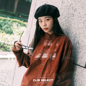 西林 CLIN｜古著｜ Columbia 長袖素色襯衫（多款可選）_ 古著 秋冬 素色 長袖