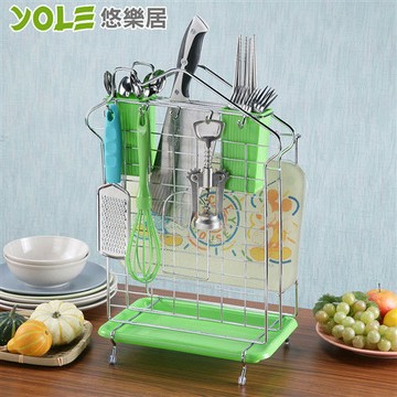 【YOLE悠樂居】屋形餐具瀝水架#1132032