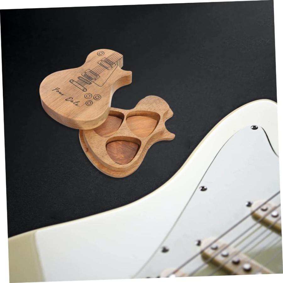 Vaguelly Sets Guitar Pick Case Guitar Picks for Acoustic Guitar Bass Pick