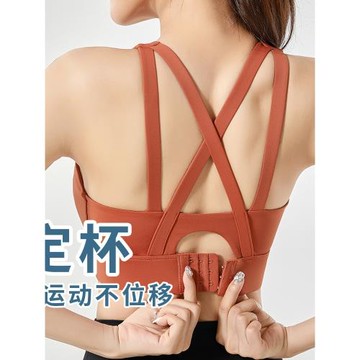 胖mm大碼運動內衣女高強度防震跑步大胸聚攏防下垂瑜伽定型文胸衣