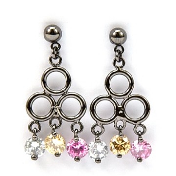 Bear & Color著色【煥彩水晶】耳環