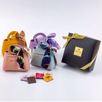 快速出貨【Diva Life】比利時巧克力片12入迷你柏金包｜交換禮物、送禮