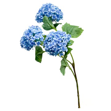 京都夏日繡球仿真花花材  1個  深海藍