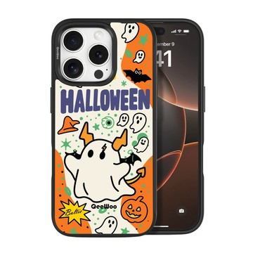 【限時送背板】QeeWoo 磁吸背板手機殼 Halloween彩色插畫款