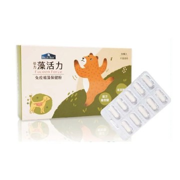 BLUE BAY倍力-藻活力Joint Force免疫褐藻保健粉 500毫克/顆，60顆/包 犬貓適用(購買第二件贈送寵物玩具x1包)