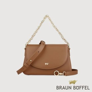 【BRAUN BUFFEL 德國小金牛】台灣總代理 卡諾 斜背包-麥色/BF871-11-BRA