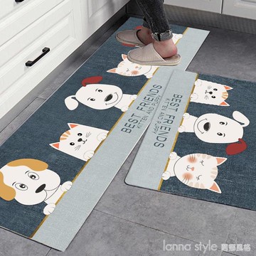 廚房地墊吸水吸油防滑家用墊子浴室防滑衛生間吸水家用臥室入戶墊 雙11全館免運