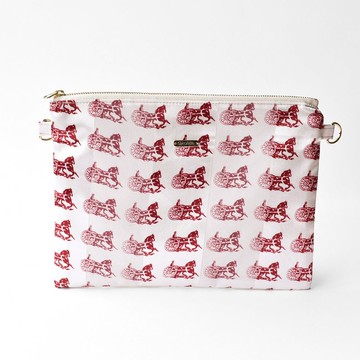 MERRY POUCH (M) 和柄 / 快樂手拿包