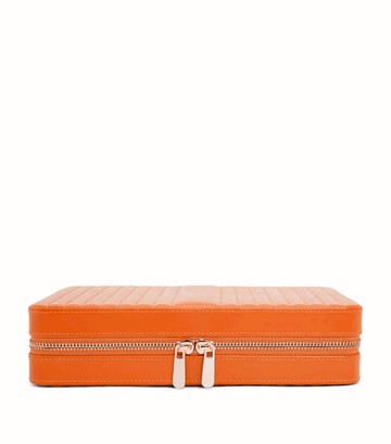 Wolf Large Leather Maria Jewellery Case
