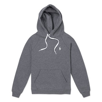 Polo Ralph Lauren RL 熱銷刺繡小馬連帽T恤(女)-灰色