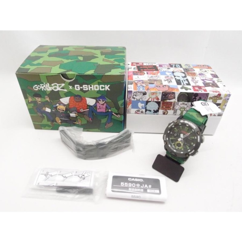 CASIO カシオ G-SHOCK×Gorillaz ジーショック×ゴリラズ GA-2000GZ-3AJR ...