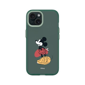 iPhone 15 Clear 憂墨綠 - 迪士尼-米奇 Mickey - 米奇 - 眺望