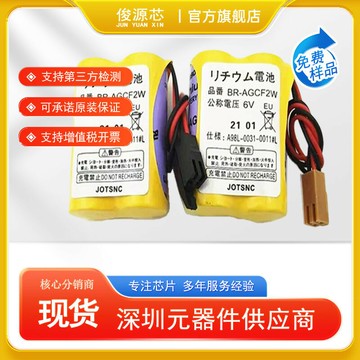 電池 鋰電池適用發那科BR-AGCF2W 加工中心A98L-0031-0011數控機床 6V電池