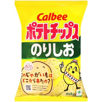 (即期良品)Calbee 卡樂先生海苔鹽風味洋芋片 60g