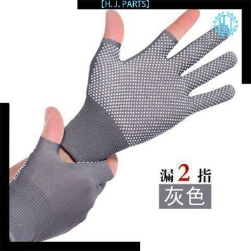 【臺灣出貨】夏季手套批發耐磨露二指手套防曬男女防滑戶外運動透氣釣魚防曬