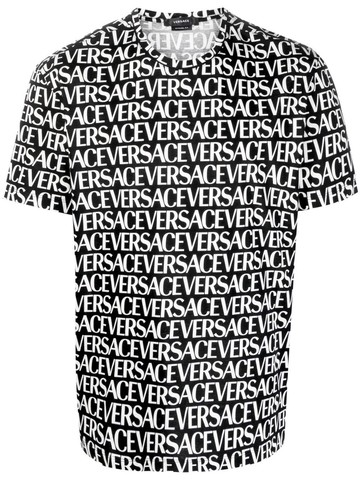 Versace `Logomania` Print T-Shirt
