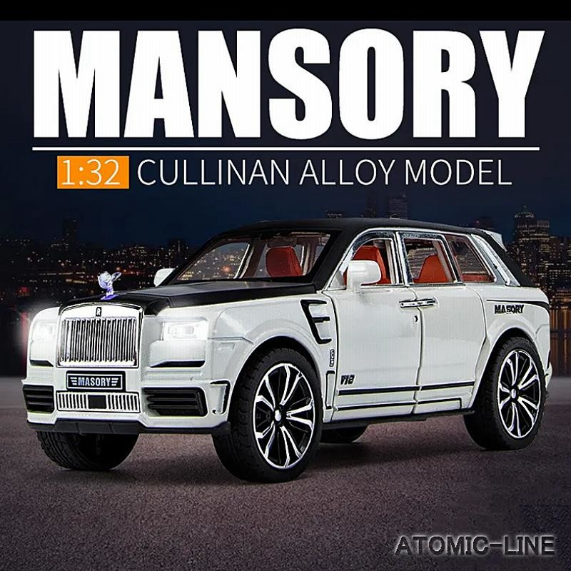 ロールスロイス カリナン MANSORY 1/32 ミニカー 全3色 ライト点灯 