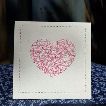 【紙繡卡】心意卡