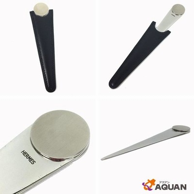 エルメス ペーパーナイフ レターオープナー シルバーカラー ケース付