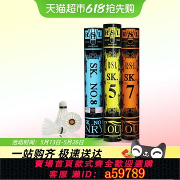 【全網低價 可打統編】亞獅龍羽毛球SK.NO7/6/8/5定制款系列球耐打穩定專業訓練比賽用球