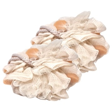 Krramel 沐浴球 100%尼龍 約50克  顏色隨機  2個  1個