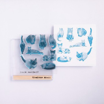TO-MEI HAN 貓咪vol.1 - 超細緻再現透明印章 -