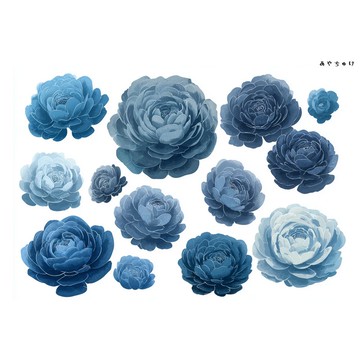 【10月新品4】20-22-0060 裁切紙・拼貼素材 陸蓮花