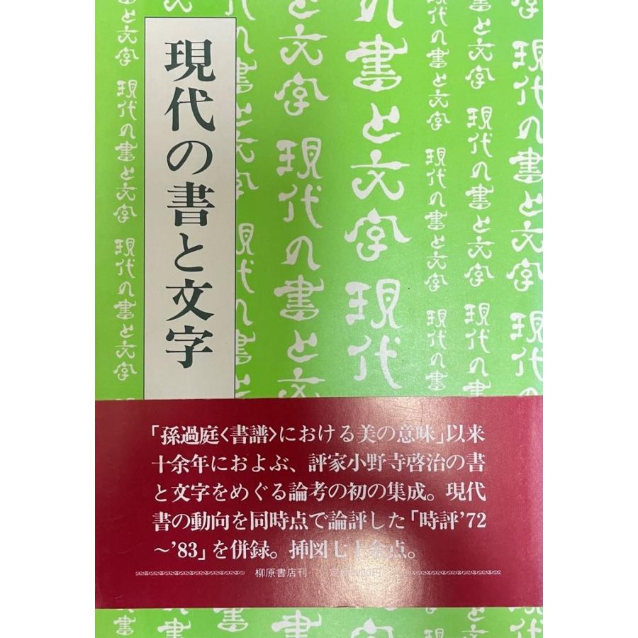 現代の書と文字 小野寺啓治著作集