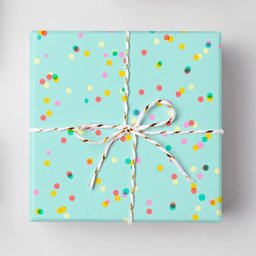 IndiK 印地K 五彩紙屑包裝紙  薄荷  10個