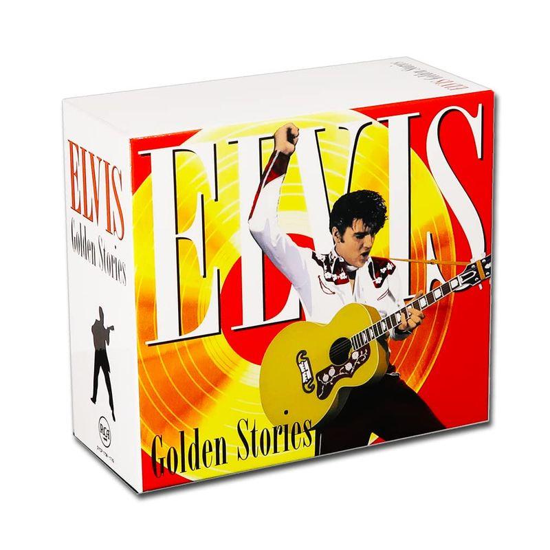 音楽 エルヴィス・プレスリー・ベスト・コンピレーション ELVIS GOLDEN STORIES CD5枚組 全128曲 (カバーケース)セット