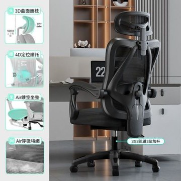 人體工學椅 電腦人體工學辦公椅 家用現代久坐椅子 主播（尼龍腳）椅子