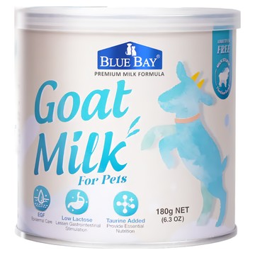 BLUE BAY 倍力 頂級羊奶粉  低敏低乳糖配方，含EGF，易沖泡、易吸收、易消化，幫助皮毛更漂亮  羊奶  180g  1罐