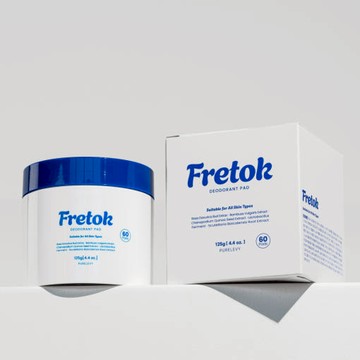 Fretok 除臭墊 60 張 125g 用於腋下汗味和異味去除